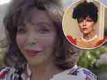 Dame Joan Collins, 90, reveals VERY unlikely inspiration for her iconic Dynasty character – as she flirts with Louis Theroux in new documentary