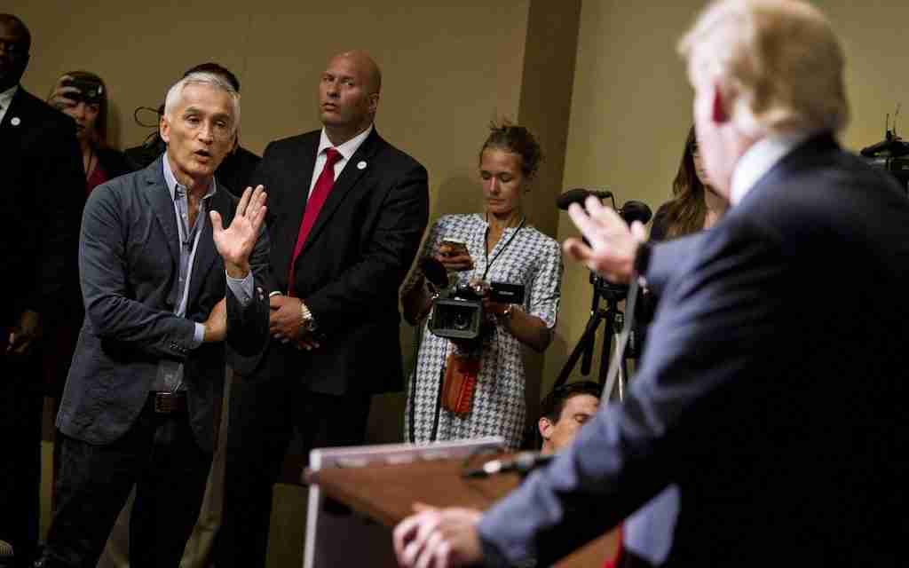 Univision anchor Jorge Ramos rebukes network for not challenging Trump