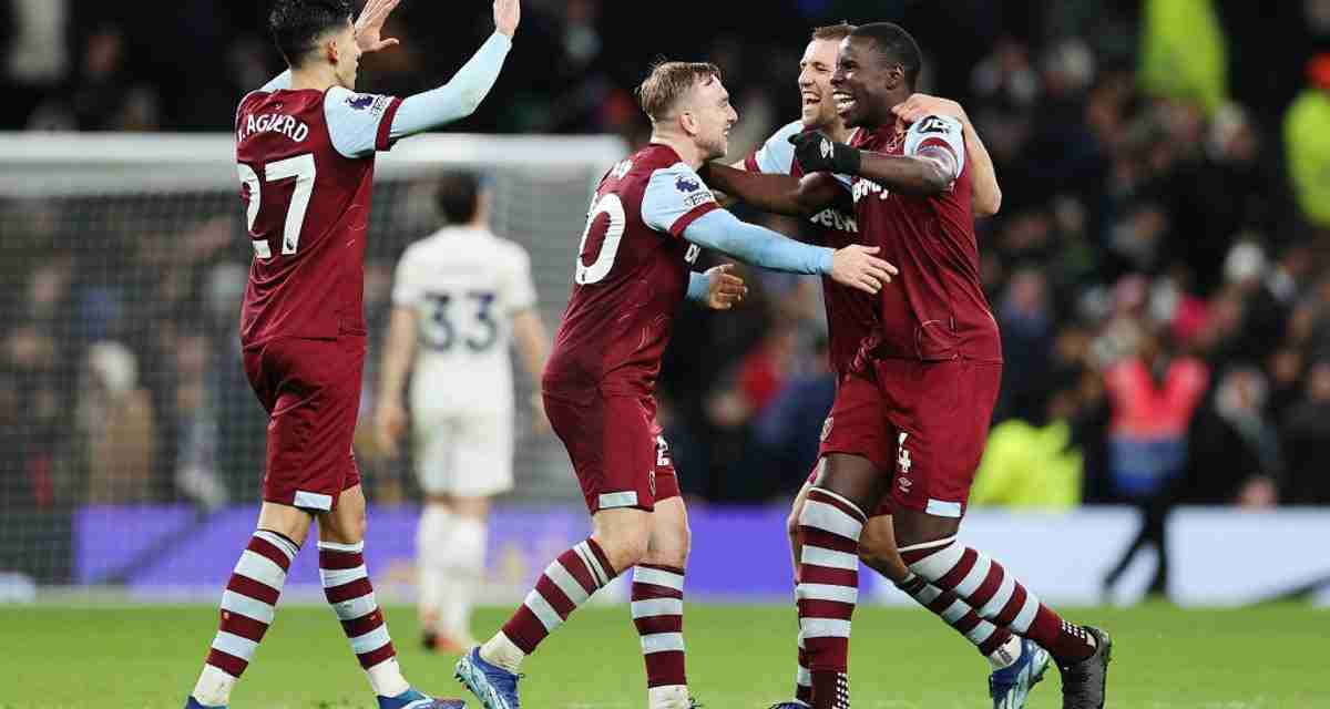 Tottenham lose more ground on top four after West Ham comeback victory