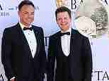 Ant McPartlin’s sweet nod to Declan Donnelly as he makes his close pal of 30 years the godfather to his newborn son Wilder and tells friends he is ‘beyond thrilled’ to be a dad