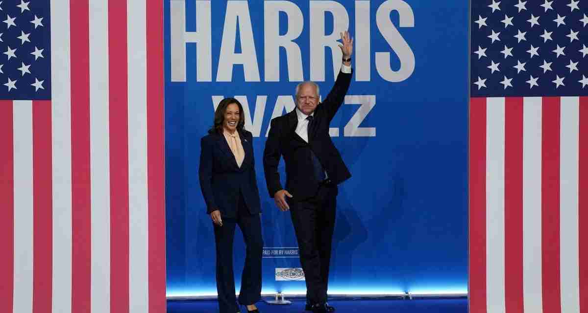 Trump v Harris LIVE: Tim Walz debuts as VP pick condemning Trump and Vance