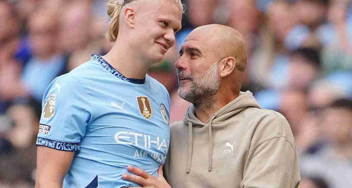 Pep Guardiola: Haaland can compete with Ronaldo and Messi for goals after hat-trick against Ipswich