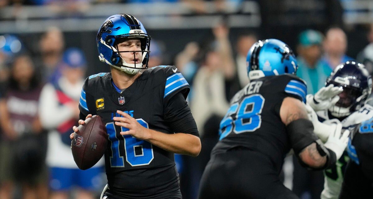 Jared Goff’s perfect night leads the Detroit Lions past the Seattle Seahawks